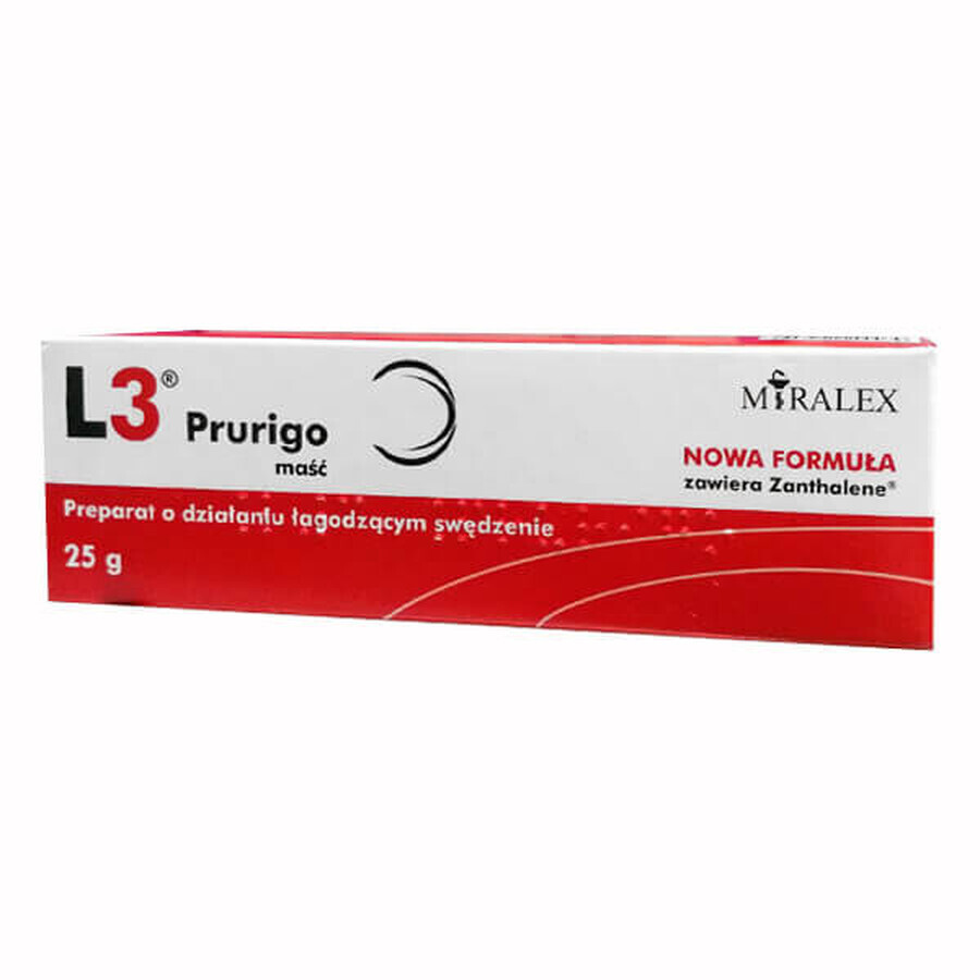 L3 prurigo, pomada protección y cuidado, alivio del picor, 25 g