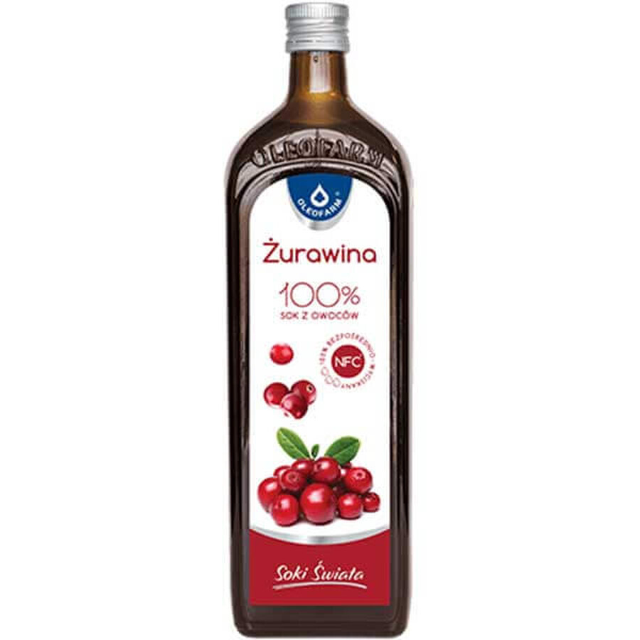 Oleofarm Zumo del Mundo Arándano rojo, 100% zumo de fruta, 980 ml