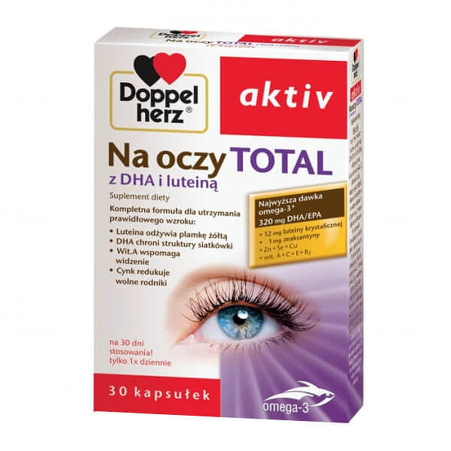 Doppelherz aktiv Na oczy Total, 30 cápsulas