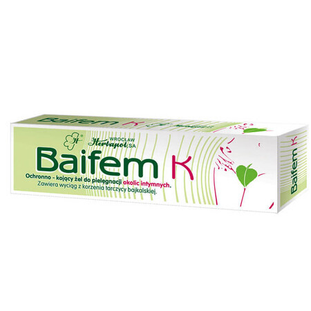 Baifem K, gel protector y calmante para el cuidado íntimo, 40 g