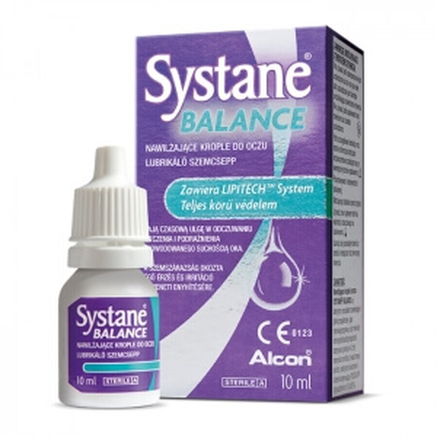 Systane Balance, colirio hidratante, 10 ml