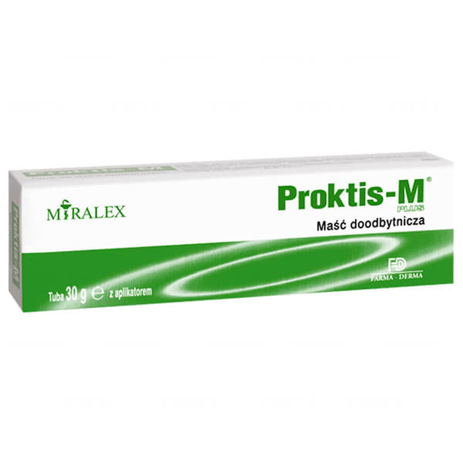 Proktis-M Plus, pomada rectal, 30 g