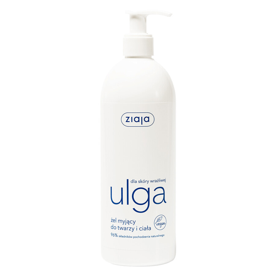 Ziaja Ulga, gel lavante para cara y cuerpo, 400 ml