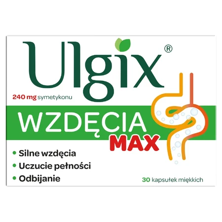 Ulgix Flatulence Max 240 mg, 30 capsule moi