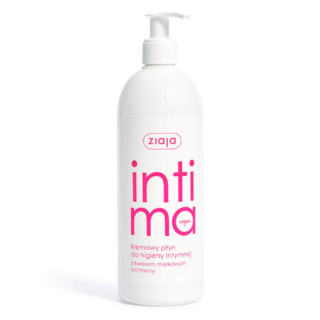 Ziaja Intima, Creamy intimate hygiene liquid with lactic acid, protective, 500 ml