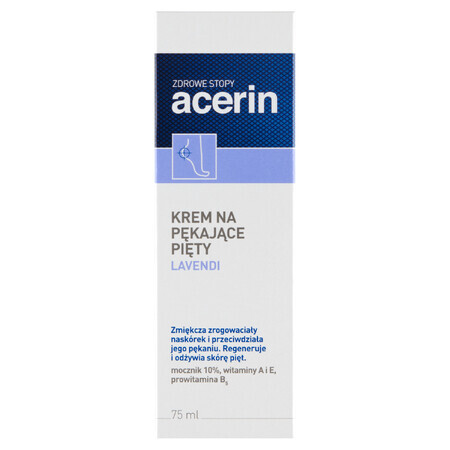 Acerin Lavendi, Foot cream for cracked heels, 75 ml