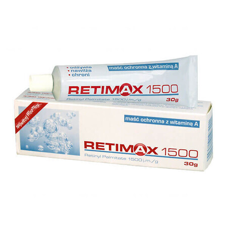 Retimax 1500, protective ointment with vitamin A, 30 g