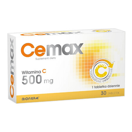 CeMax 500 mg, 30 comprimidos de liberación prolongada