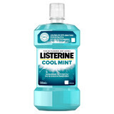 Listerine Cool Mint, enjuague bucal, sabor suave, sin alcohol, 500 ml