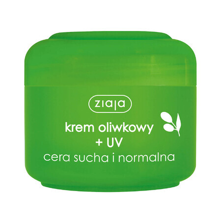 Ziaja Oliwkowa, crema con filtro UV, piel seca y normal, 50 ml