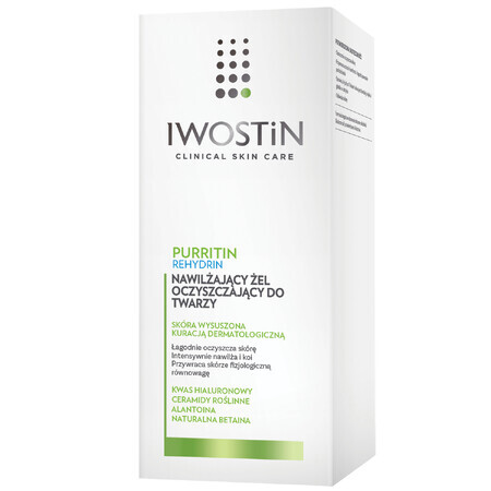 Iwostin Purritin Rehydrin, gel lavacara hidratante, 150 ml