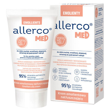 Allerco Emolients, crema aceitosa emoliente, 75 ml