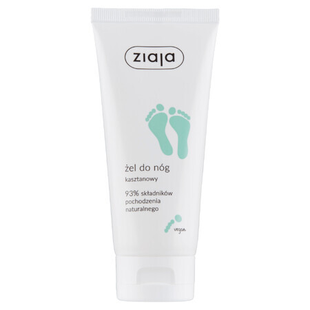 Ziaja, foot gel, chestnut, 100 ml