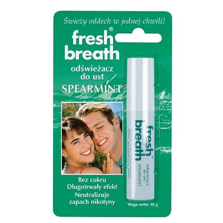 Fresh Breath, refrescante bucal, Menta verde, 10 g