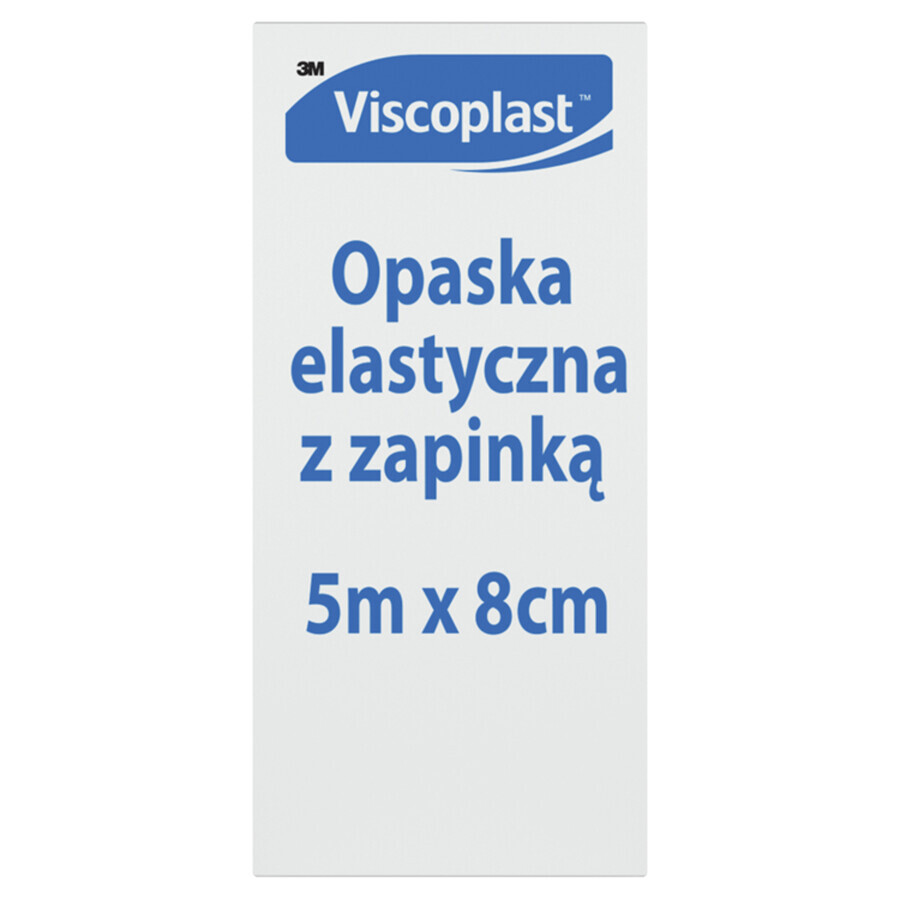 Venda elástica Viscoplast, 5 m x 8 cm, 1 pieza