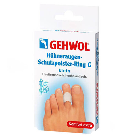 Gehwol Huhneraugen Schutzpolster-Ring G, anillo para callos de los pies, 3 piezas