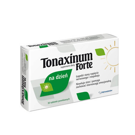 Tonaxinum Forte día, 30 comprimidos recubiertos con película