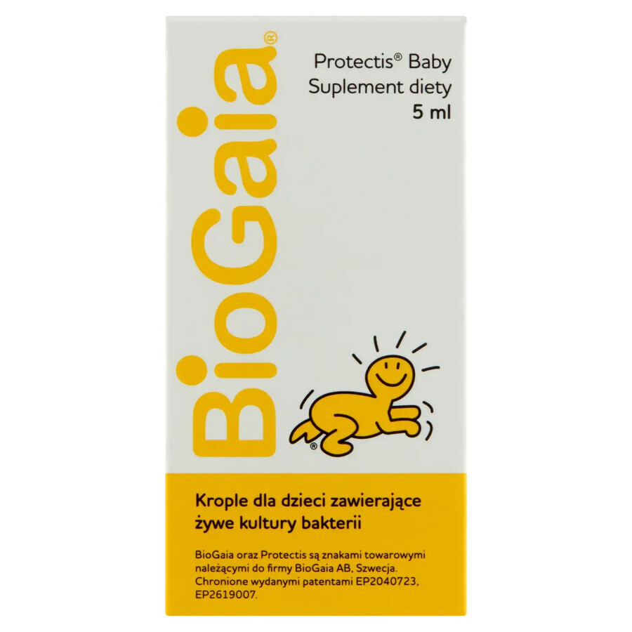 BioGaia Protectis Baby, gotas para niños, frasco, 5 ml