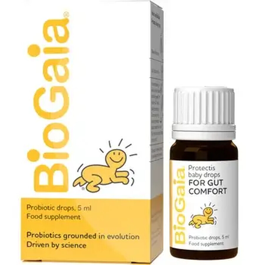 BioGaia Protectis Baby, gotas para niños, frasco, 5 ml