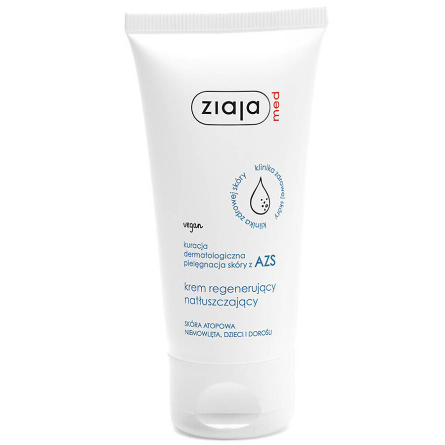 Ziaja Med Tratamiento Dermatológico para AD, crema regeneradora y reengrasante, 50 ml