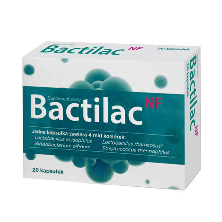 Bactilac NF, 20 cápsulas