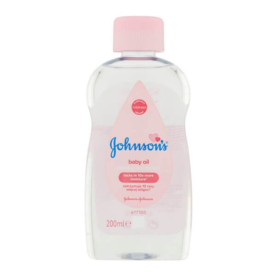 Johnson's Baby, aceite de oliva suave, desde el nacimiento, 200 ml