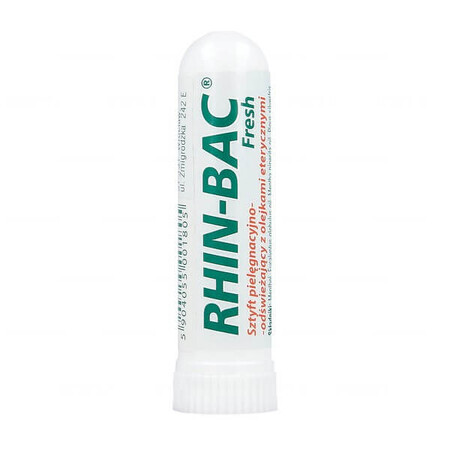 Rhin-Bac Fresh, stick nasal con aceites esenciales, 1 unidad