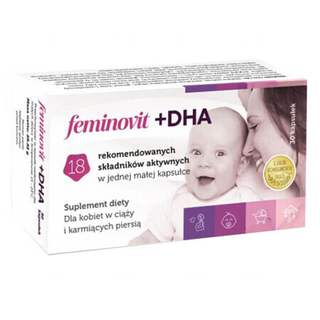 Feminovit + DHA, 30 cápsulas