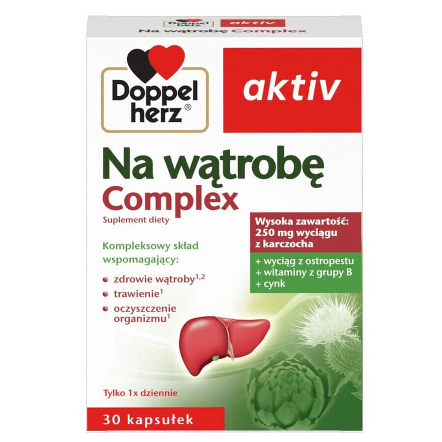 Doppelherz aktiv Na Complejo Hepático, 30 cápsulas