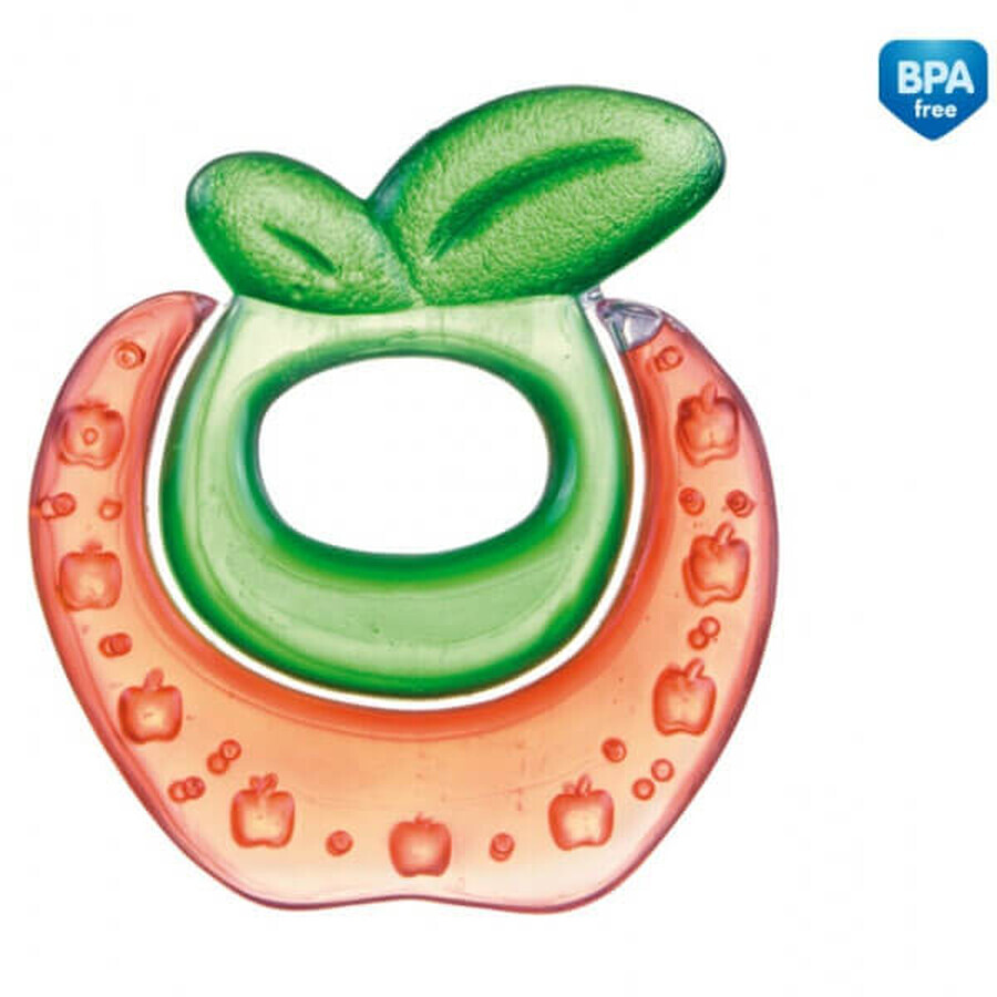 Canpol Babies, anneau de dentition à eau pour bébés, Fruits, dès la naissance, 1 pièce