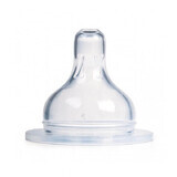 Canpol, wide mouth bottle nipple, silicone, EasyStart, size 3-fast, 1 piece