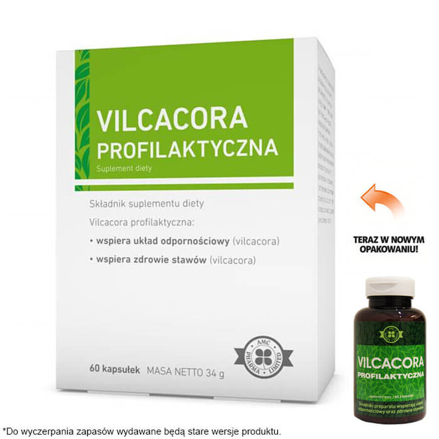 AMC Pharma Vilcacora Profiláctico, 60 cápsulas