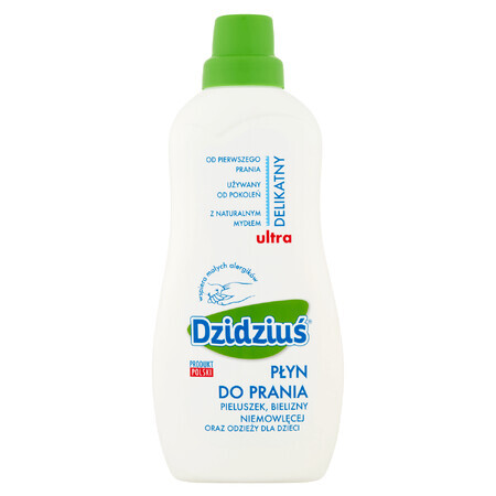 Dzidziuś, detergente líquido, para bebés y niños, ultrasuave, 750 ml