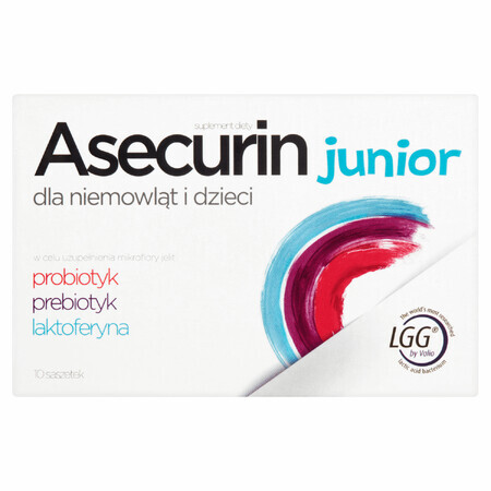 Asecurin Junior for infants and children, 10 sachets