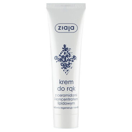 Ziaja Ceramidy, crema de manos con ceramidas y concentrado de lípidos, 100 ml