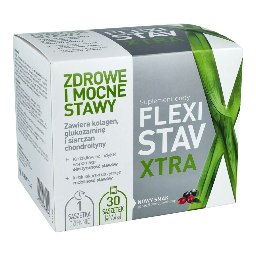 FlexiStav Xtra, sabor limón, 30 sobres