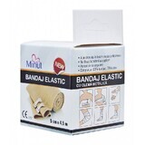 Bandaj elastic cu clema metalica, 5 cm x 4.5 cm, Minut