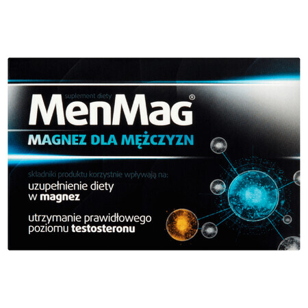 MenMag, magnesio para hombres, 30 comprimidos