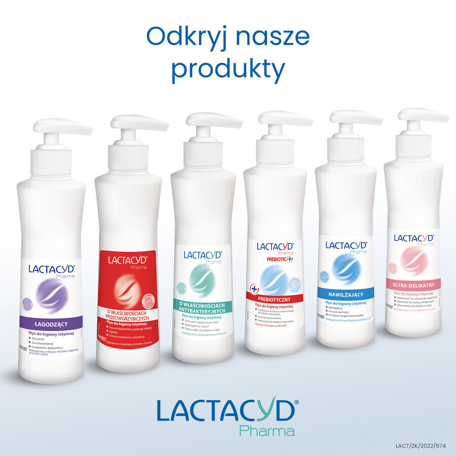 Lactacyd Pharma, fluido para la higiene íntima con propiedades antibacterianas, 250 ml