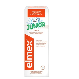 Elmex Junior, colutorio para niños de 6 a 12 años, con aminofluoruro, 400 ml