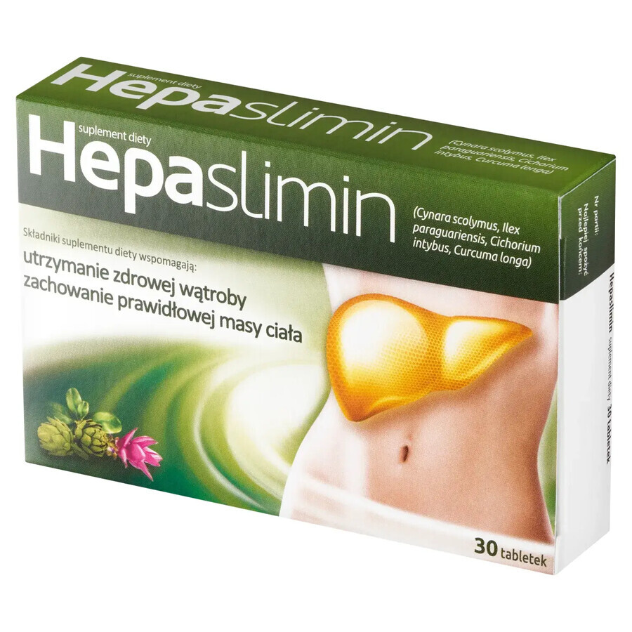 Hepaslimin, 30 comprimidos