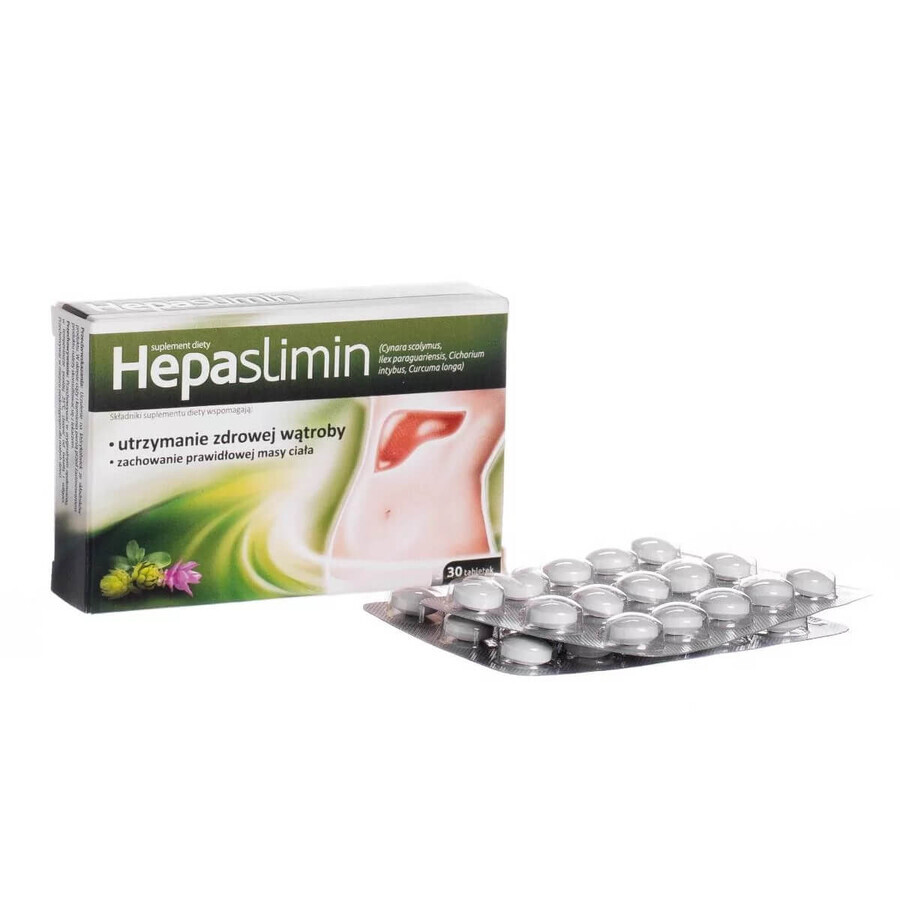 Hepaslimin, 30 tablets