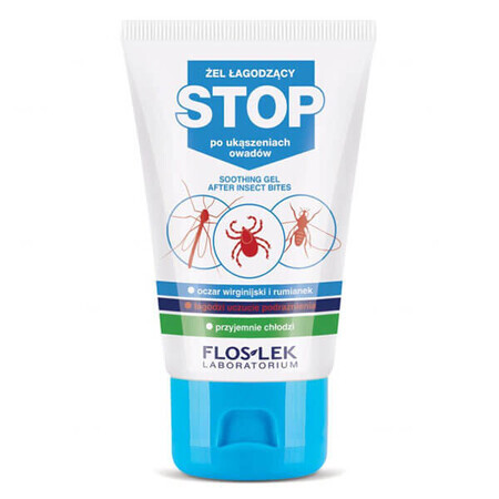 Flos-Lek Stop, gel calmante tras picaduras de insectos, 50 ml