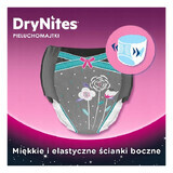 Huggies DryNites, braguitas de noche para niñas, 8-15 años, 27-57 kg, 9 unidades