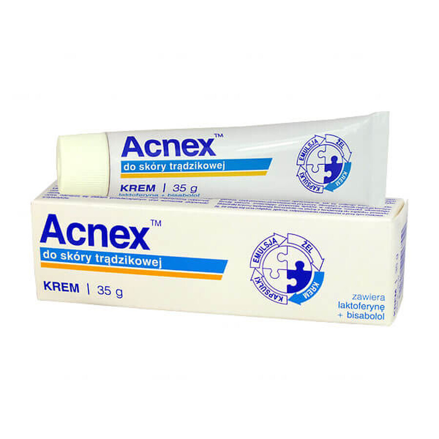 Acnex, crema para pieles con tendencia acneica, 35 g