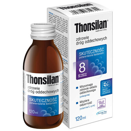 Thonsilan, jarabe, para niños mayores de 3 años y adultos, 200 ml