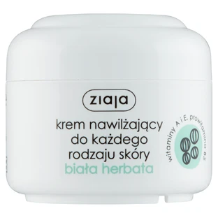Ziaja, crema idratante per tutti i tipi di pelle, tè bianco, 50 ml