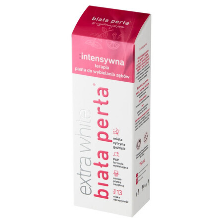 White Pearl Extra White, pasta dentífrica blanqueadora, Terapia Intensiva, 75 ml