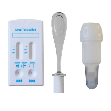 Home Laboratory Drug Test, test casero para la detección de drogas en saliva, 1 unidad