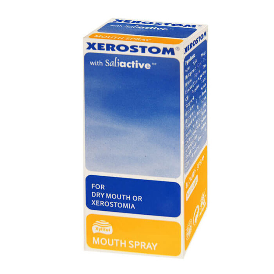 Xerostom Bain de Bouche, liquide qui élimine efficacement la bouche sèche, 250 ml